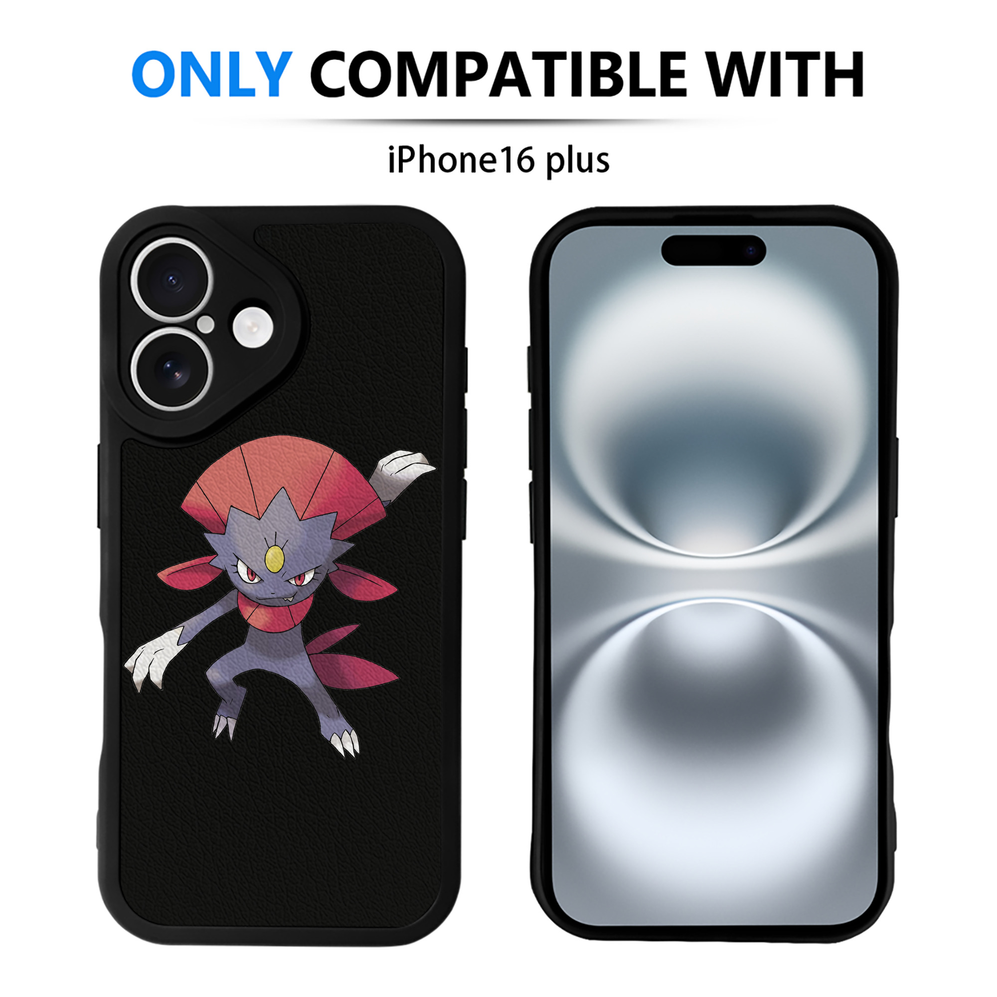 （画像用） ポケットモンスター Pokémon 【iPhone 16シリーズ対応】シリコンスマホケース（レザー調） 材質：シリコン
